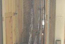 Homemade Wooden Gun Cabinet
