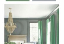 Emerald Green And Grey Bedroom
