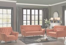 Orange Living Room Set