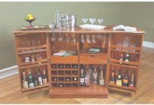 Fold Out Bar Cabinet