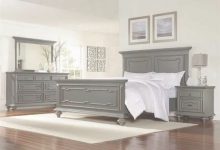 Grey Wood Bedroom Furniture Set