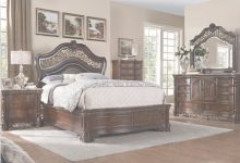 Handly Manor Pecan King Panel Bedroom