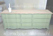 How To Whitewash Furniture With Chalk Paint