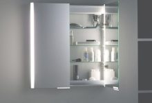 Bathroom Cabinet With Mirror And Light And Shaver Socket
