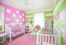 Pink Green Girls Bedroom