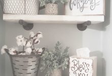 Decorate Bathroom Shelves