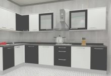 Modular Kitchen Designs Black And White