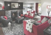 Black White Red Living Room Decor