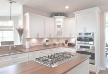 Wood Countertops White Cabinets