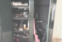 Stack On 16 Gun Double Door Cabinet