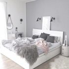 Grey Walls Teenage Bedroom