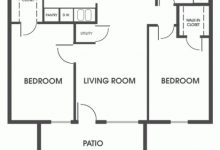 Drawing Of Two Bedroom Flat