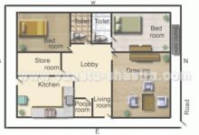 Double Bedroom House Plan Per Vastu