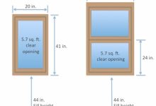 Egress Window Requirements For Bedroom