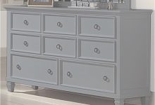 Bedroom Dresser Gray