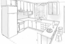 Kitchen Design Sketch