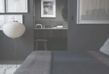 Black Painted Bedroom