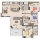 3 Bedroom Apartment Floor Plans