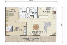 2 Bedroom Guest House Plans
