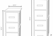 Filing Cabinet Dimensions Inches