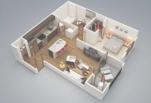 One Bedroom Apartment Layout