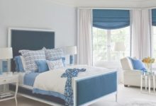 Bedroom Blue White
