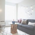 String Lights Living Room