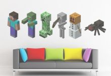 Minecraft Bedroom Stickers