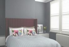Burgundy And Gray Bedroom