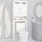 White Over Toilet Cabinet