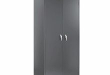 2 Door Storage Cabinet Black