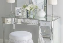 Glass Bedroom Vanity Table