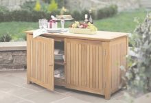 Teak Outdoor Storage Cabinet