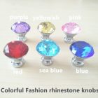 Colored Glass Cabinet Knobs