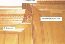 Cutting Crown Molding For Kitchen Cabinets