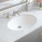 Oval Undermount Bathroom Sink