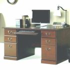 Desk With Locking File Cabinet