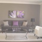 Grey And Purple Living Room