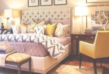 Yellow Gray And Purple Bedroom