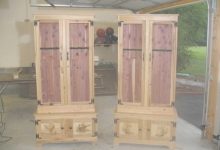 Wooden Gun Cabinet Kits
