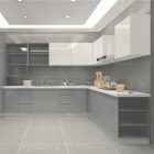Gloss Grey Kitchen Cabinets