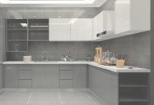 Gloss Grey Kitchen Cabinets