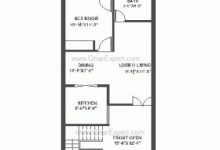 Plot Size For 2 Bedroom House