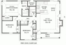 3 Bedroom Floor Plans Homes