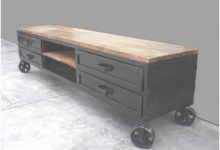 Industrial Metal Tv Cabinet