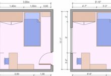 Medium Sized Bedroom Layout