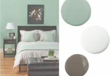 Mint Green And Brown Bedroom