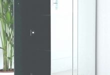 Mirrored Free Standing Bathroom Cabinet