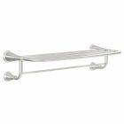 Brushed Nickel Bathroom Shelf