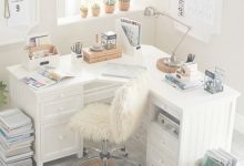 White Bedroom Corner Desk